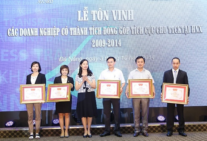 NTP lần thứ hai liên tiếp lọt vào top 30 doanh nghiệp minh bạch nhất trên sàn giao dịch chứng khoán Hà Nội