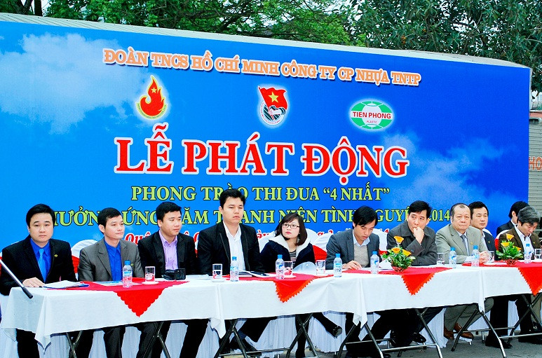 Đoàn thanh niên - Nhựa Tiền Phong phát động trong trào thi đua 4 nhất